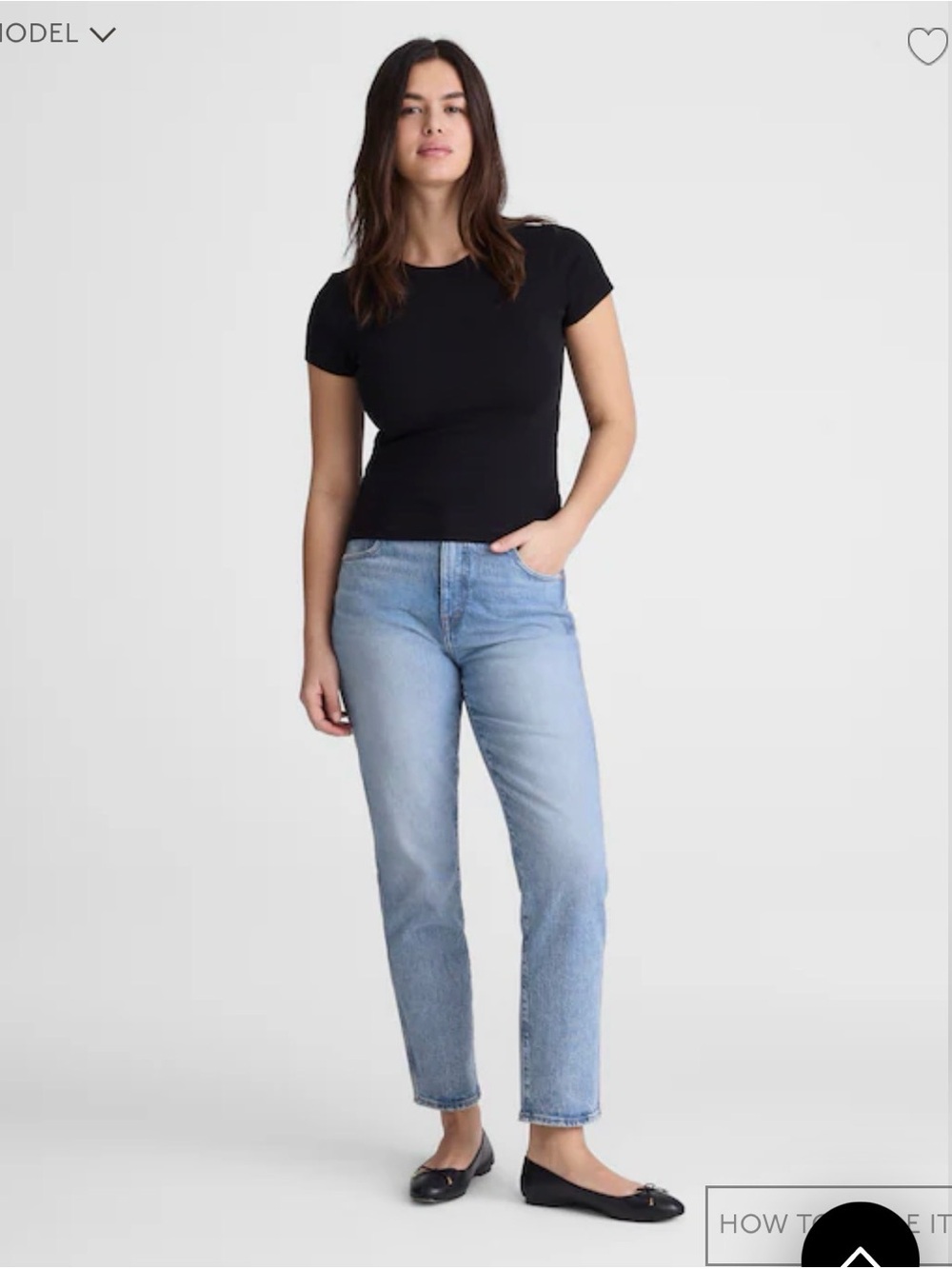 Madewell Perfect Vintage Jean - Light Blue Straight Leg Jeans